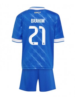 Billige Real Madrid Brahim Diaz #21 Tredjedraktsett Barn 2025-26 Kortermet (+ Korte bukser)